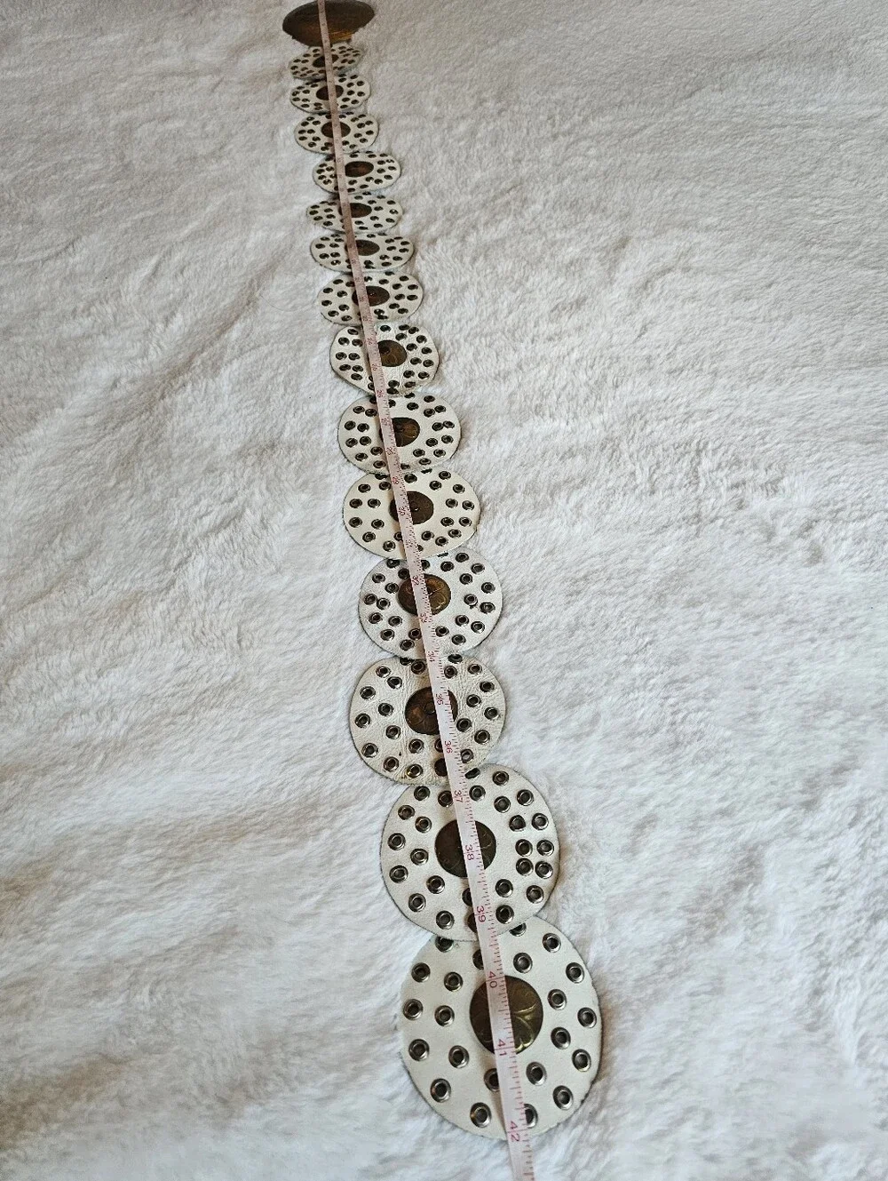 Made In Morocco Antique Leather Handmade Belt, 42